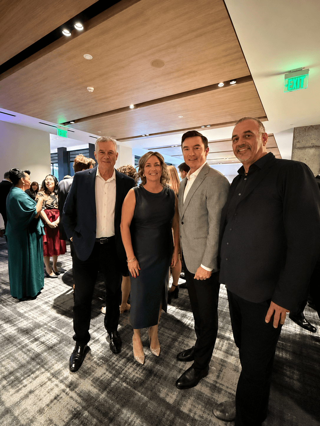 Altos Bank team supporting St. Nicholas Catholic School and connecting with the Los Altos community at a local event.